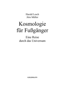 Kosmologie für Fußgänger