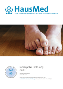 Infozept Nr. I-GIC-005: Gicht