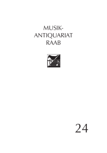 Musik- antiquariat raab - Musikantiquariat Dr. Michael Raab