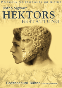Hektors Bestattung