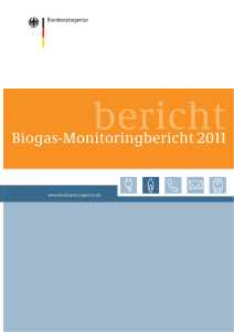 Biogas -Monitoringbericht 2011