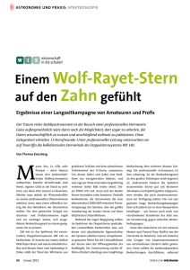 einem Wolf-rayet-stern - FG