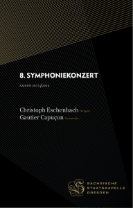 8. Symphoniekonzert - Staatskapelle Dresden