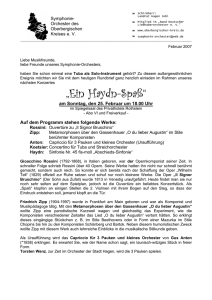 Ein Haydn-Spaß - Oberbergischer Kreis