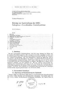 Beiträge zur Insektenfauna der DDR: Coleoptera — Curculionidae