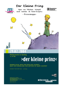 Pressemappe 2006 - Oper Der Kleine Prinz