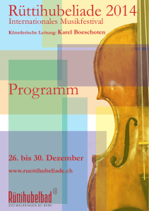 Programm 2014