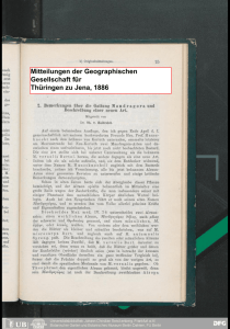 Mitteilungen der Geographischen Gesellschaft für