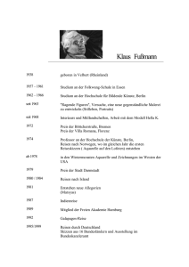 Biografie Fussmann Klaus