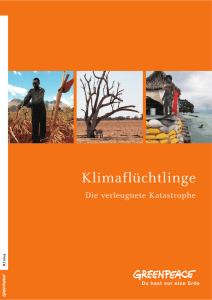 Klimaflüchtlinge - Die verleugnete Katastrophe | Greenpeace