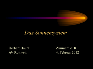 Sonnensystem 04.02.12