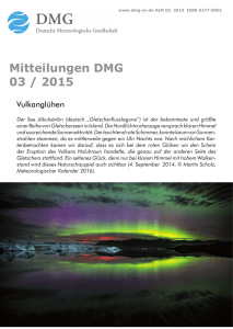 Mitteilungen DMG 03 / 2015 - Deutsche Meteorologische