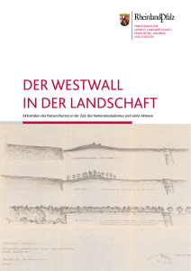 der westwall in der landschaft - in Rheinland