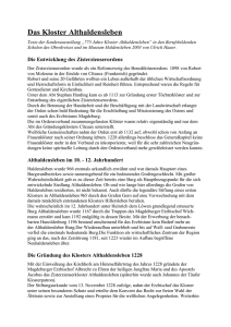 Zisterzienser-Nonnenklosters - Ecomusée Haldensleben
