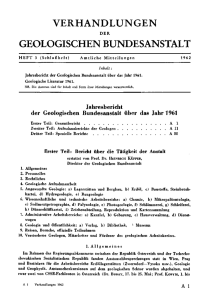 1961 PDF - Geologische Bundesanstalt