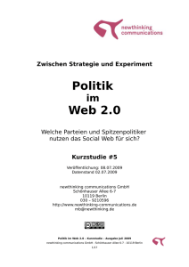 Politik Web 2.0 - Netzpolitik.org