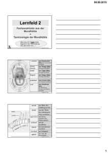 01 Terminologie Cavum oris