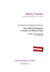 Anzeigen - Institut für Religion und Frieden