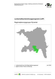 Landschaftsentwicklungsprogramm (LEP - IG