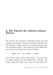 2. Die Theorie der schwarz