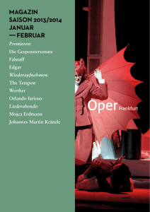 Februar 2014 - Oper Frankfurt