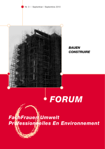 Forum 3/2010 - FachFrauen Umwelt