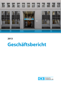 Geschäftsbericht 2013