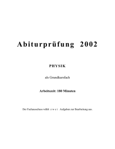 Grundkurs Physik 2002