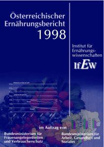 österreichischer ernährungsbericht 1998