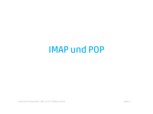 IMAP und POP