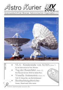 VLA - Moerser Astronomische Organisation eV