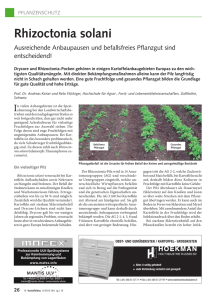 Artikel in «Kartoffelbau» (6/2013)