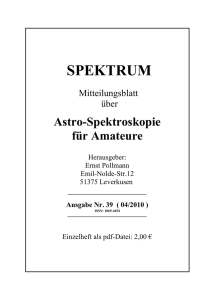 Nr. 39 - astrospectroscopy.de