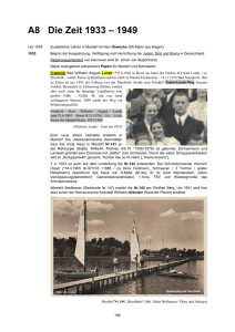 A8 Die Zeit 1933 – 1949 - Mardorf am Steinhuder Meer