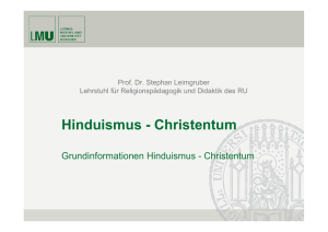 Hinduismus - Christentum