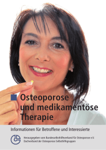 Osteoporose und medikamentöse Therapie