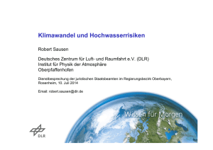 Klimawandel und Hochwasserrisiken