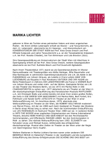 Marika Lichter Vita 2017