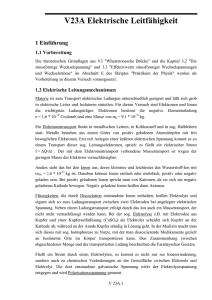 V23A Eleektrische Leitfähigkeit - Medizinische Hochschule Hannover