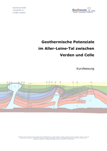 Geothermische Potenziale im Aller-Leine