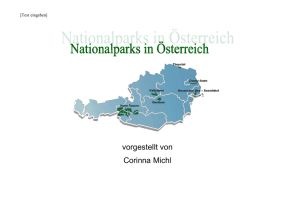 Nationalparks in Österreich - hak