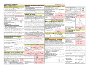 Physik II - Zusammenfassung