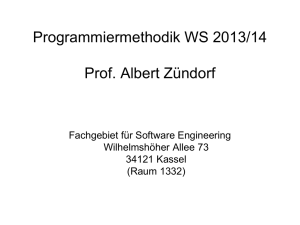 Informatik II: Modellierung Prof. Dr. Martin Glinz Kapitel