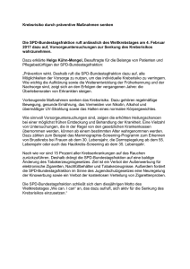 Die SPD-Bundestagsfraktion ruft anlässlich des Weltkrebstages am