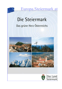 Steiermark - Das grüne Herz Österreichs - Europa Steiermark