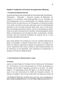 Kapitel II. Funktionen und Formen der japanischen Werbung