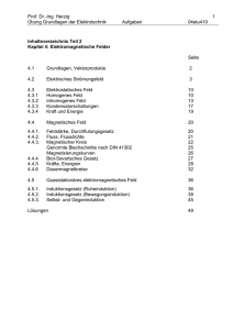 Prof. Dr.-Ing. Herzig Übung Grundlagen der Elektrotechnik