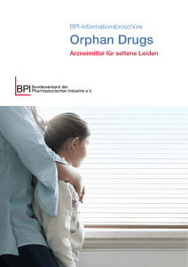 BPI-Informationsbroschüre Orphan Drugs