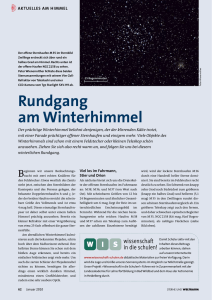 Rundgang am Winterhimmel - Spektrum der Wissenschaft