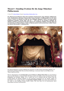 Mozart+: Standing Ovations für die Junge Münchner Philharmonie